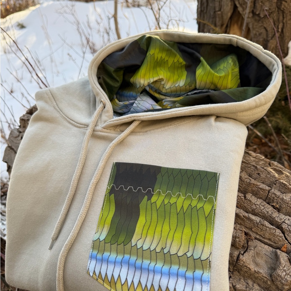 Unemployed Anglers Bonefish Beer Pocket Hoodie - Handmade - Limited Runs